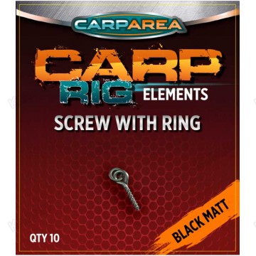 Кольца с винтом для насадки CarpArea Screw With Ring (10 шт.)